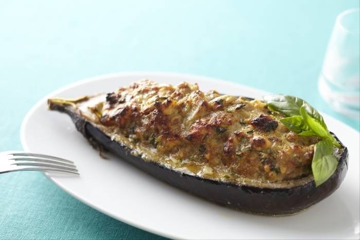 Aubergines gratinées,