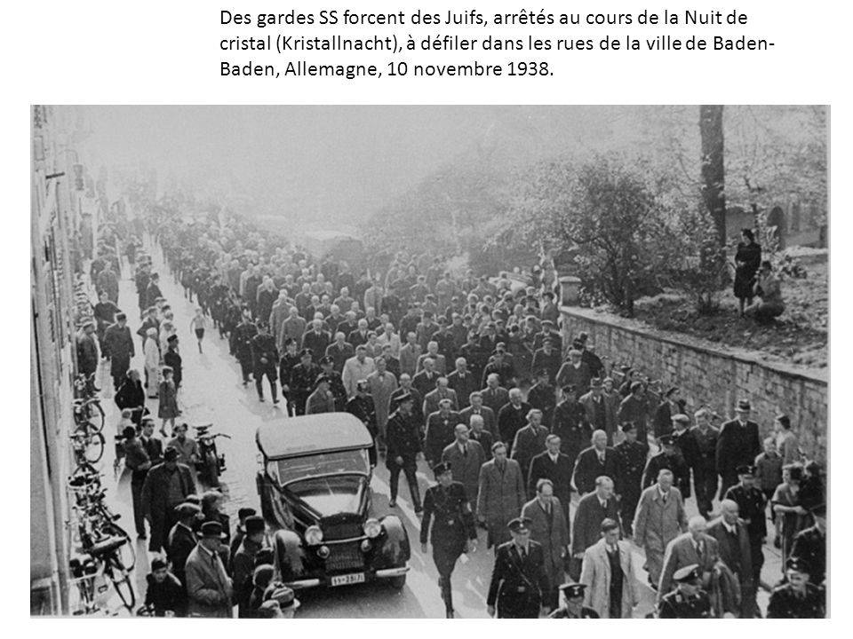 9 novembre 1938, La nuit de Cristal