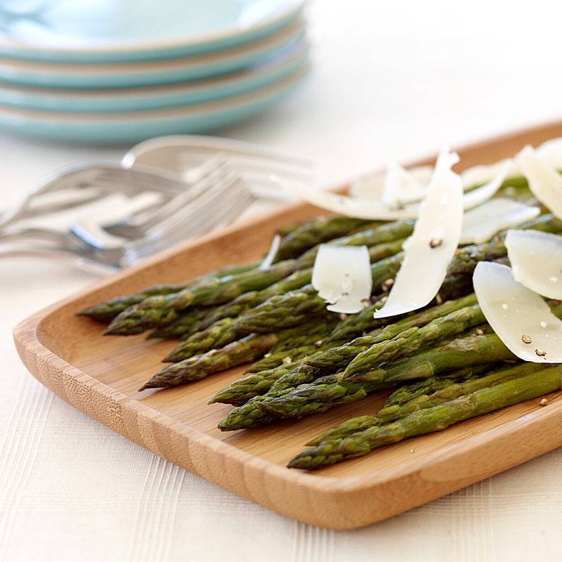 Asperges grillées et parmesan