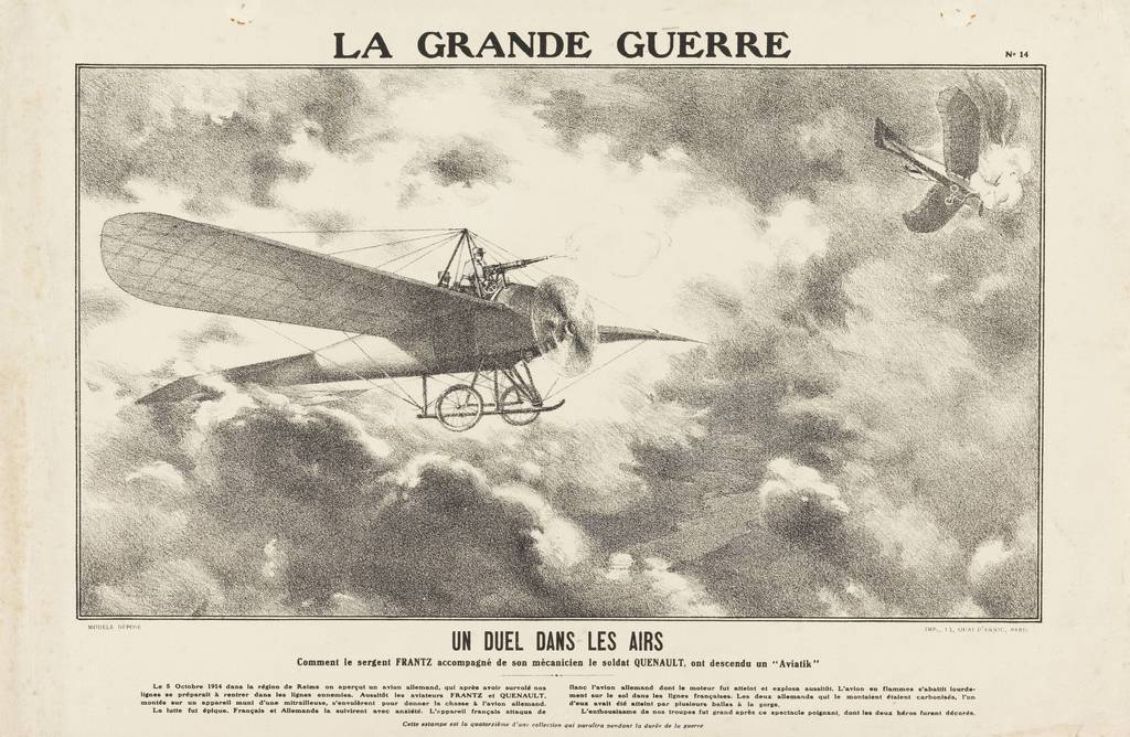 Grasse Mat' 5 octobre 1914, premier combat aérien