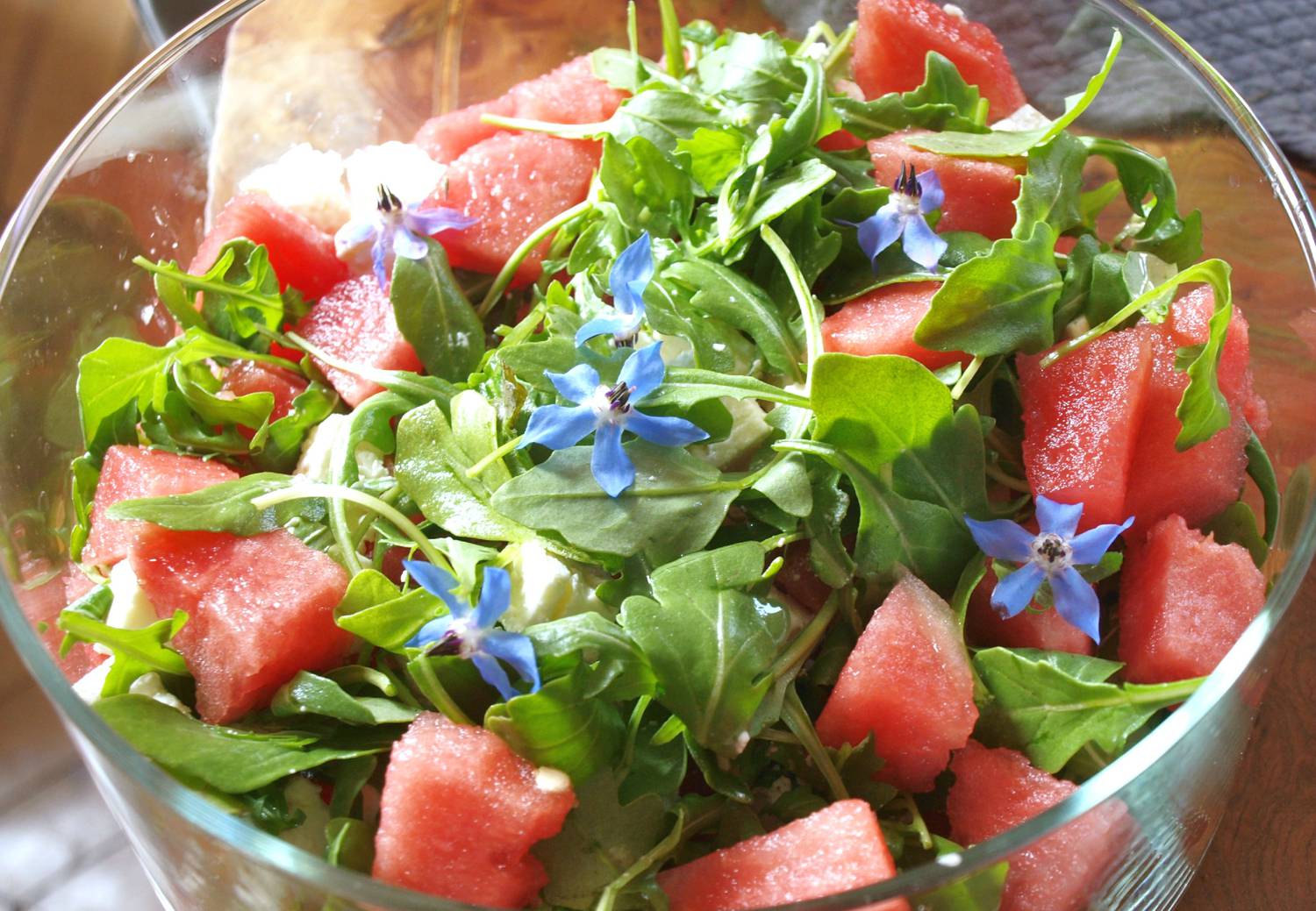 salade ; classique ; été  ; Roquette ; Melon ; Pastèque ; Feta ; Menthe ; Grassemat'Info