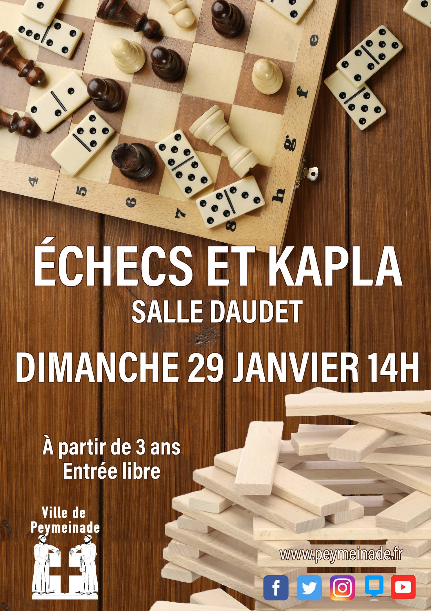 Échecs et Kapla ; Peymeinade ; Jeux de société ;