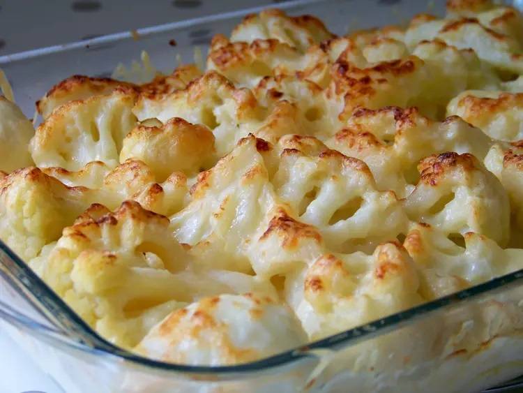 Gratin de chou-fleur et courge