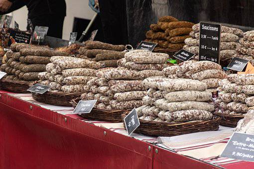 Marché italien ; Golfe-Juan