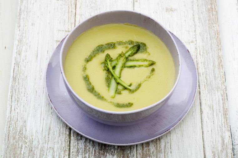 Velouté d’asperges et pommes de terre