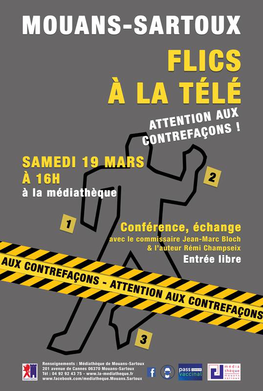 Flics à la télé : Conférence/échange ; Mouans-Sartoux