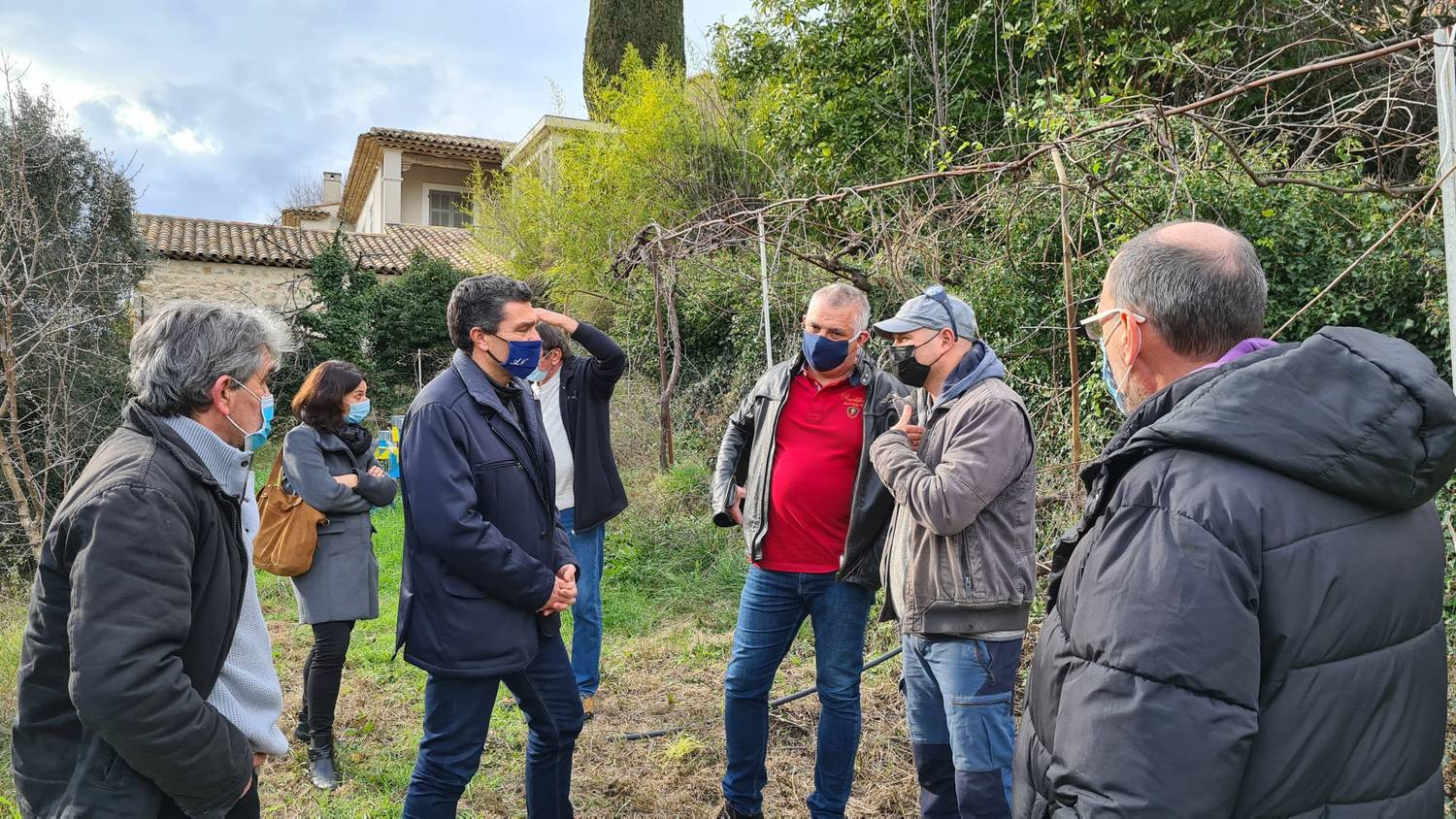 Visite d'Eric Pauget, député de la circonscription.