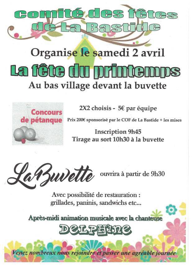 La Bastide fête le Printemps !