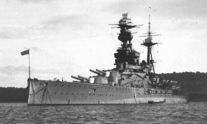 Le 14 octobre 1939, Le HMS Royal Oak est coulé au mouillage en rade de Scapa Flow