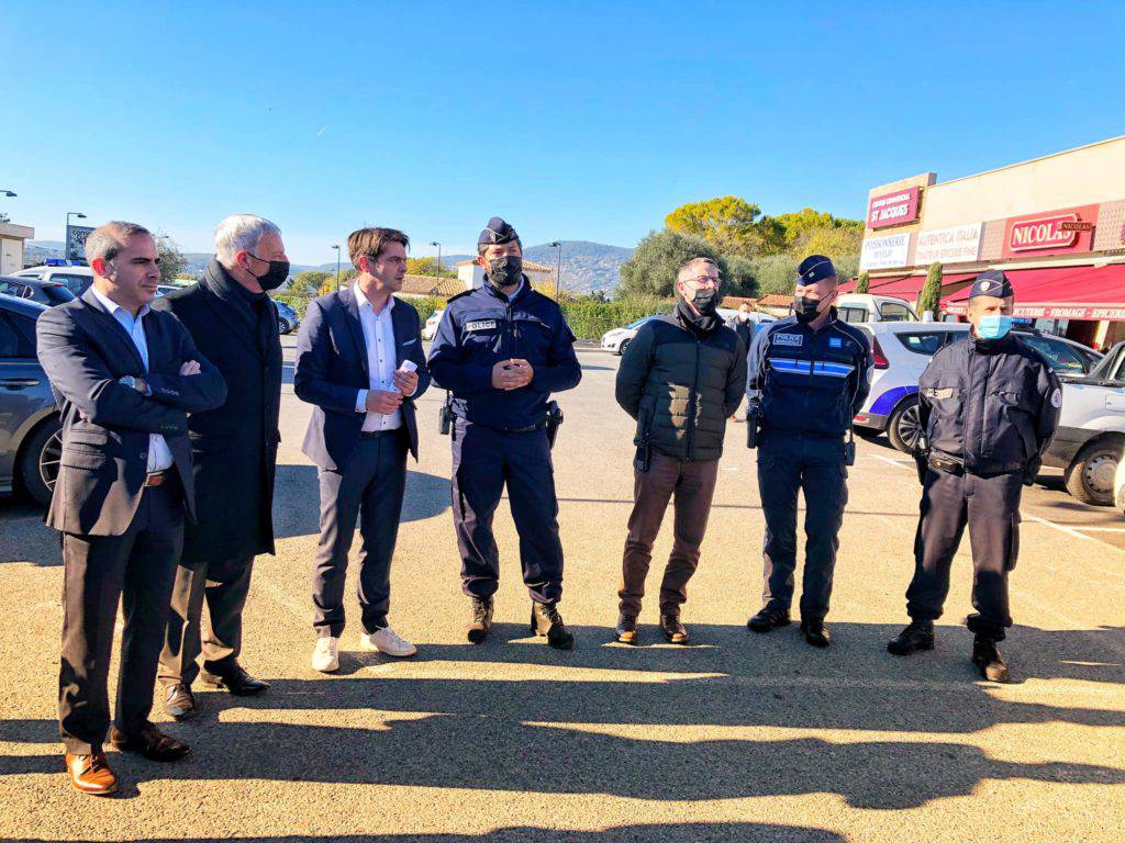 Dispositif particulier des Forces de Police; Fête de fin d'année; Grasse; JérômeViaud; anti hold-up.