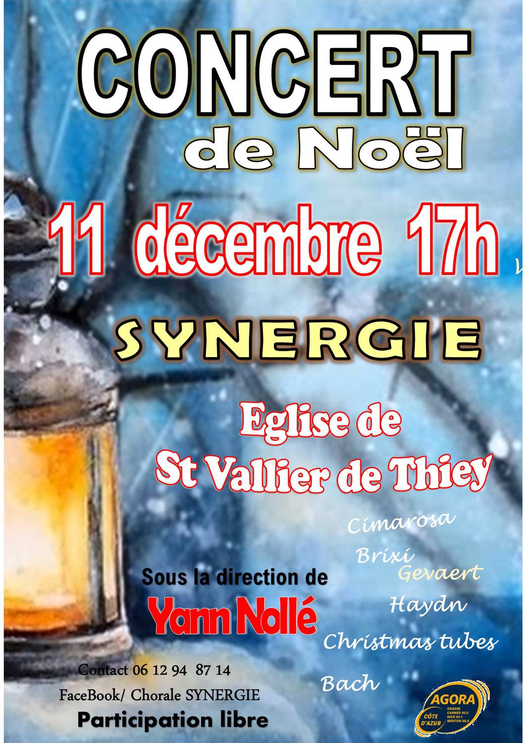 Concert de Noël avec Synergie; St Vallier de Thiey