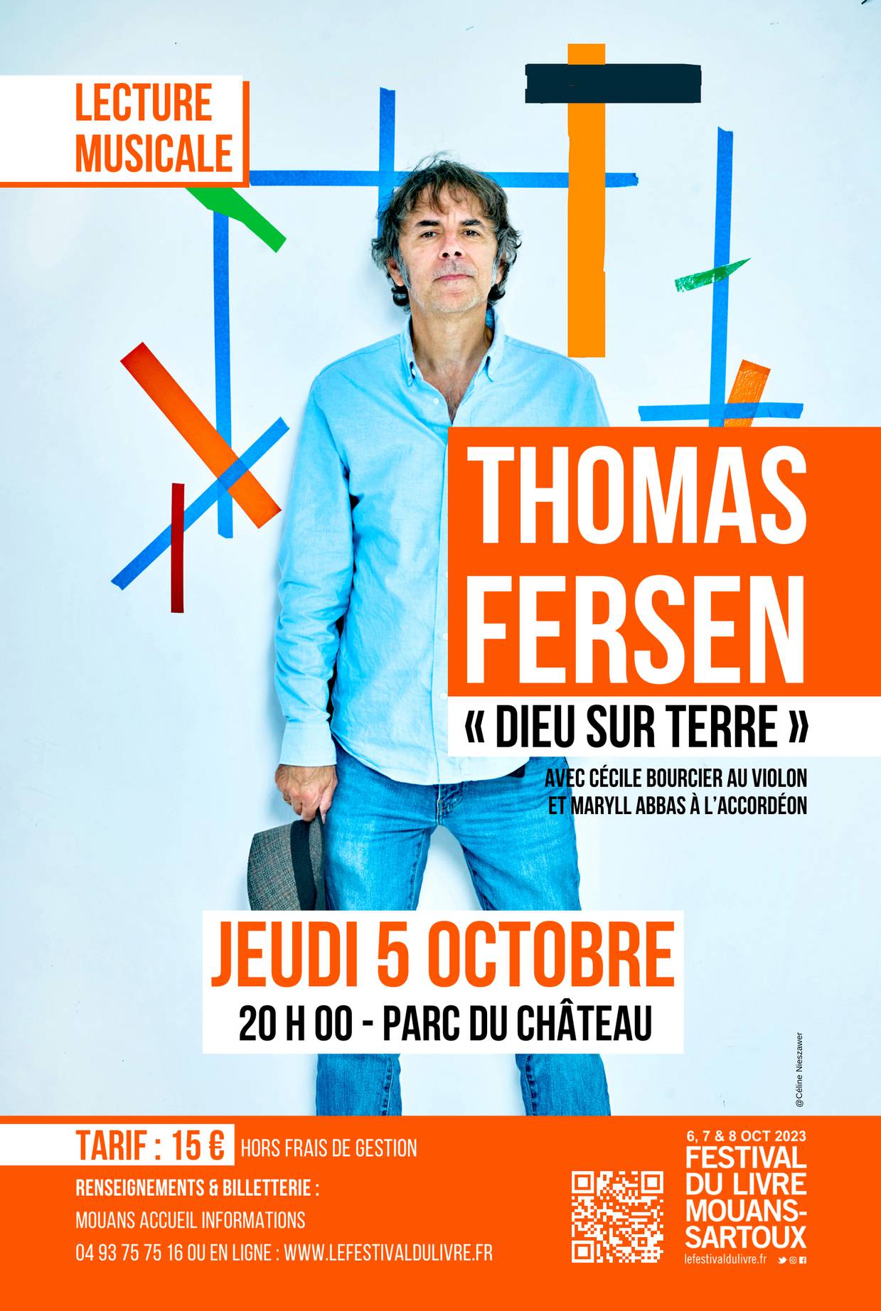 lecture musicale Thomas Fersen « Dieu sur Terre »