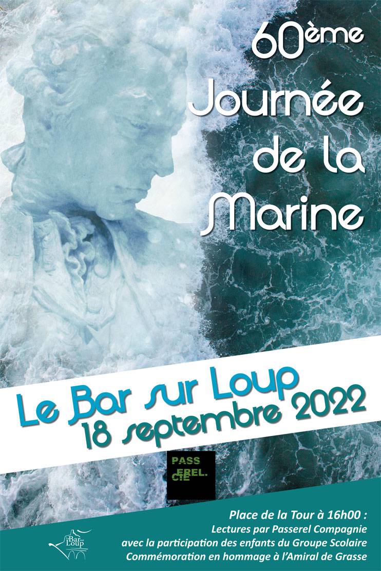 60ème Journée de la Marine ; Amiral de Grasse ; Le Bar sur Loup