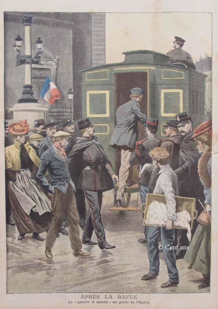 Panier à salade, voiture de police, expression populaire,  culture générale