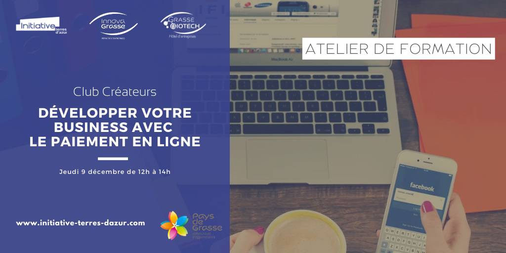 Développer business, paiement en ligne, Initiative Terres d'Azur