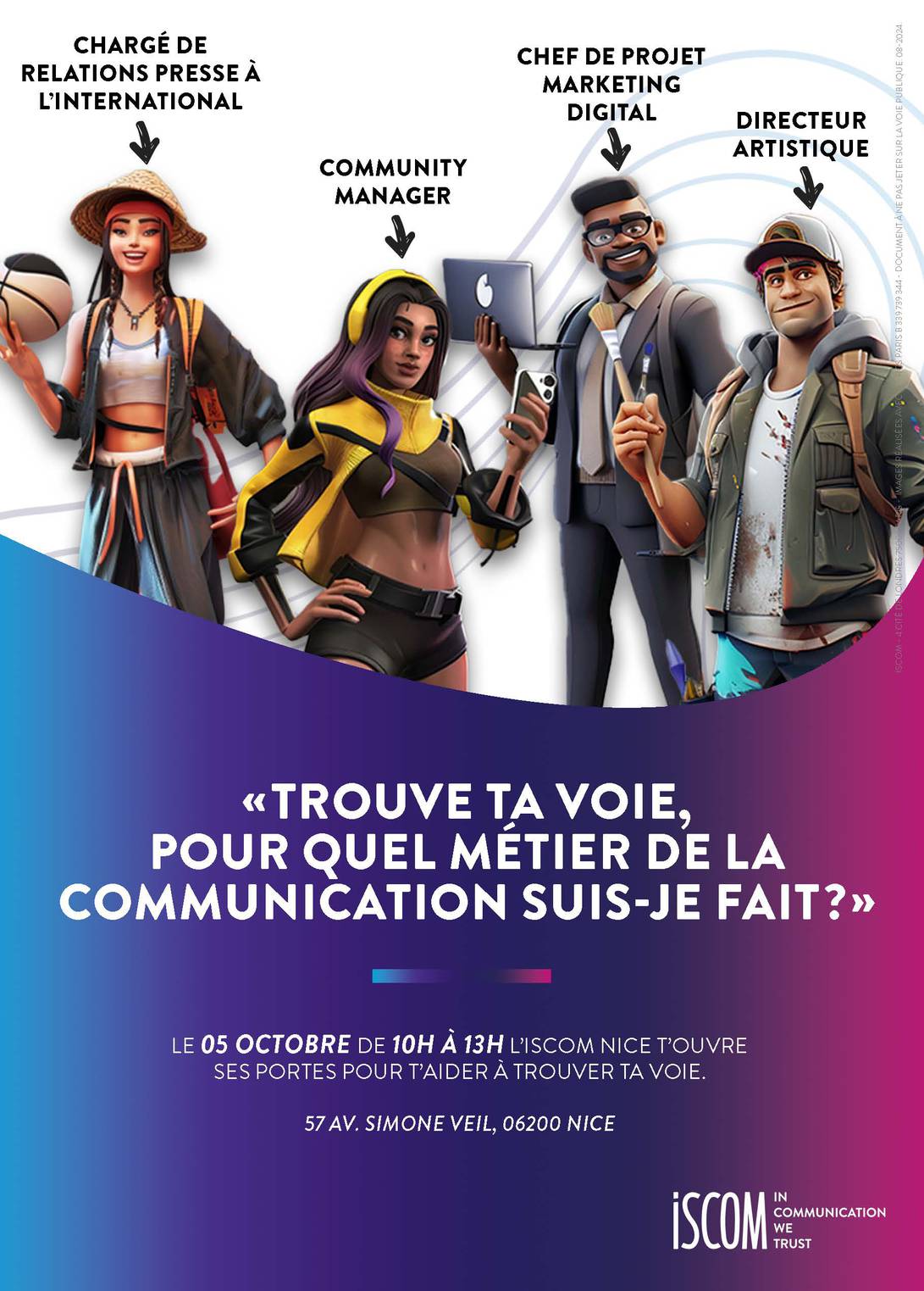 ISCOM Nice Une Journée d'Orientation pour Découvrir les Métiers de la Communication