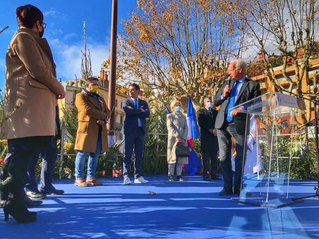 Alain Griset, Jérôme Viaud; inauguration, crèche.