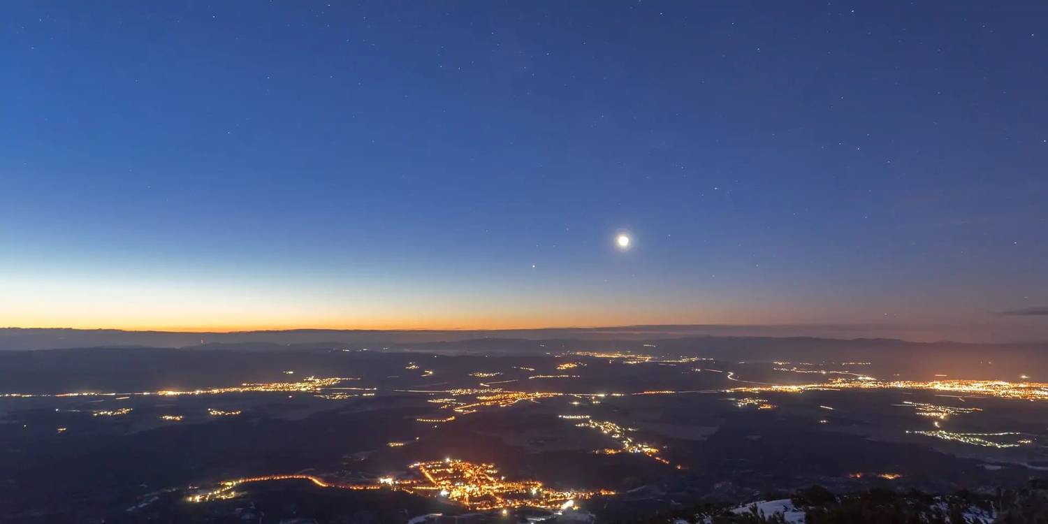 Quand Jupiter a rendez-vous avec Saturne