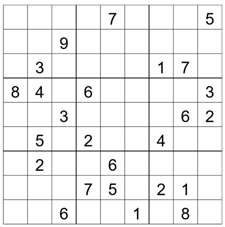 sudoku difficile