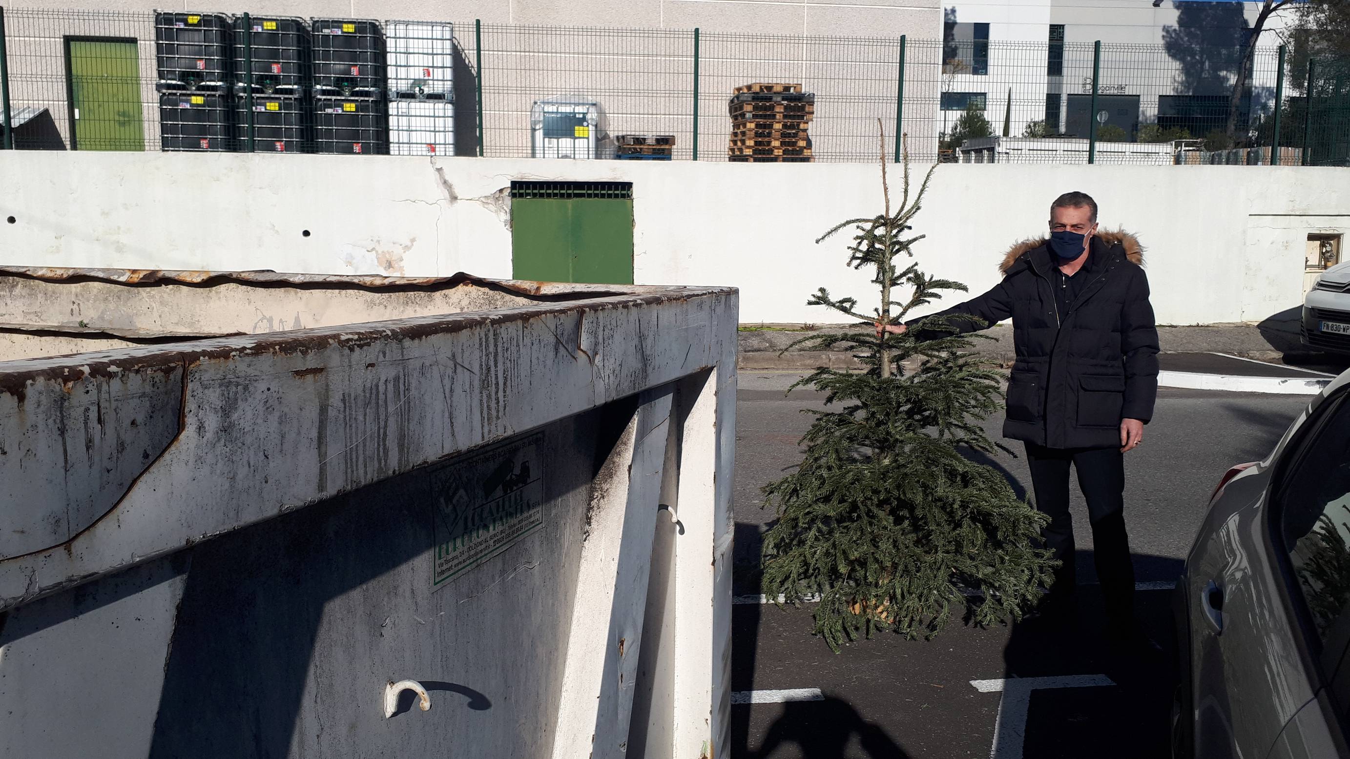 Les Entreprises des Bois de Grasse se mobilisent pour recycler les sapins de Noël