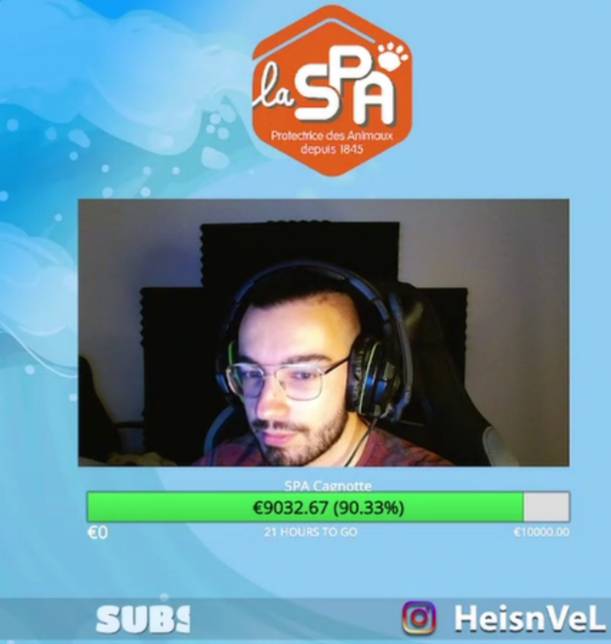 Un stream pour la bonne cause