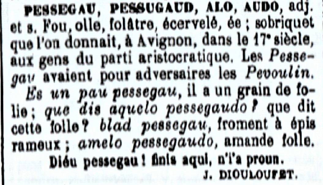 Langues locales et provençal par A. Salvat