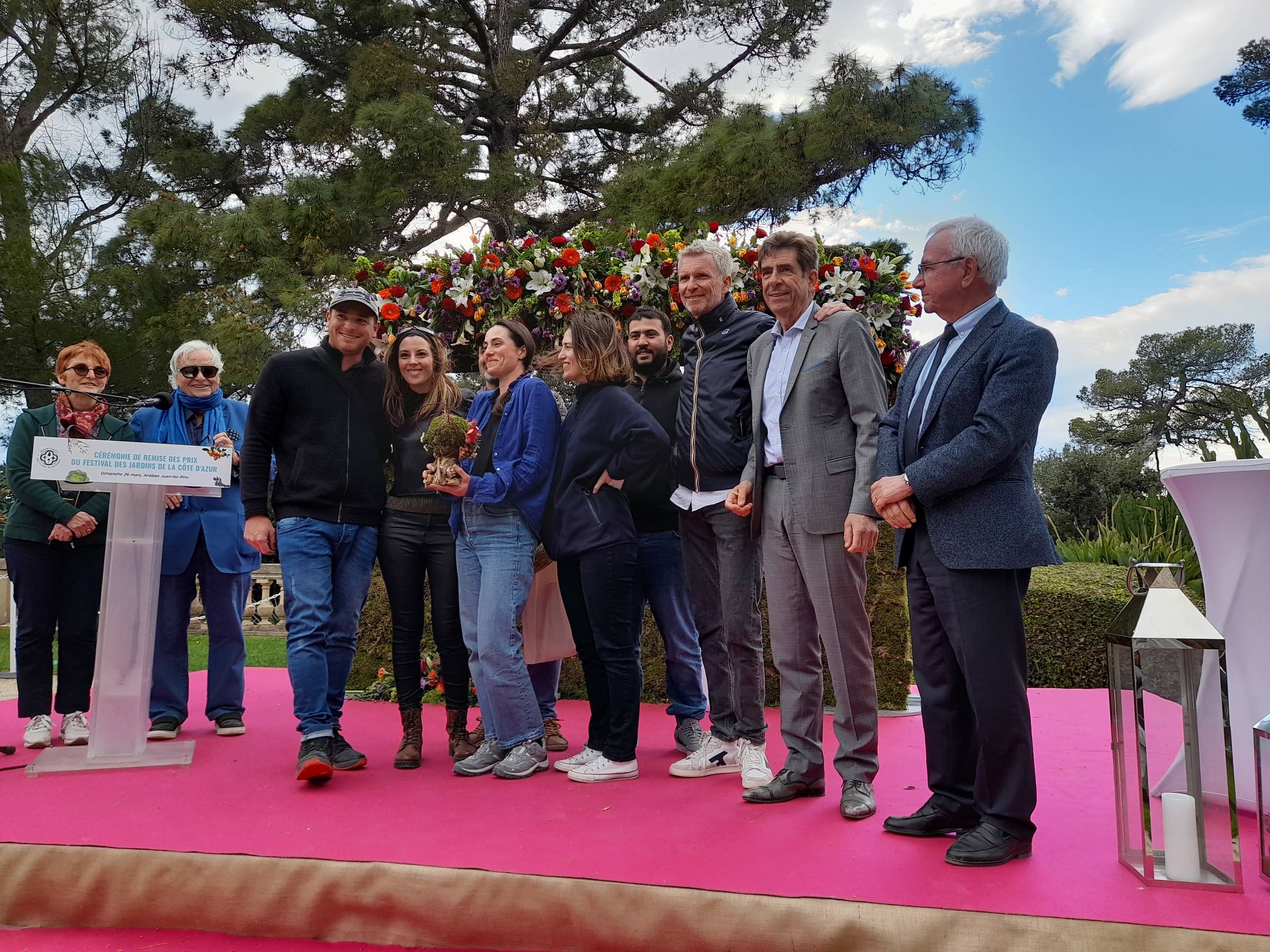 Festival des Jardins,  Grasse ; Laurent-Emmanuel Briffaud, Denis Brogniard ; Solène Ortoli ; Nicholas Tomlan , Jean Mus ; Charles-Ange Ginesy ; Jean Léonetti ; Jérôme Viaud