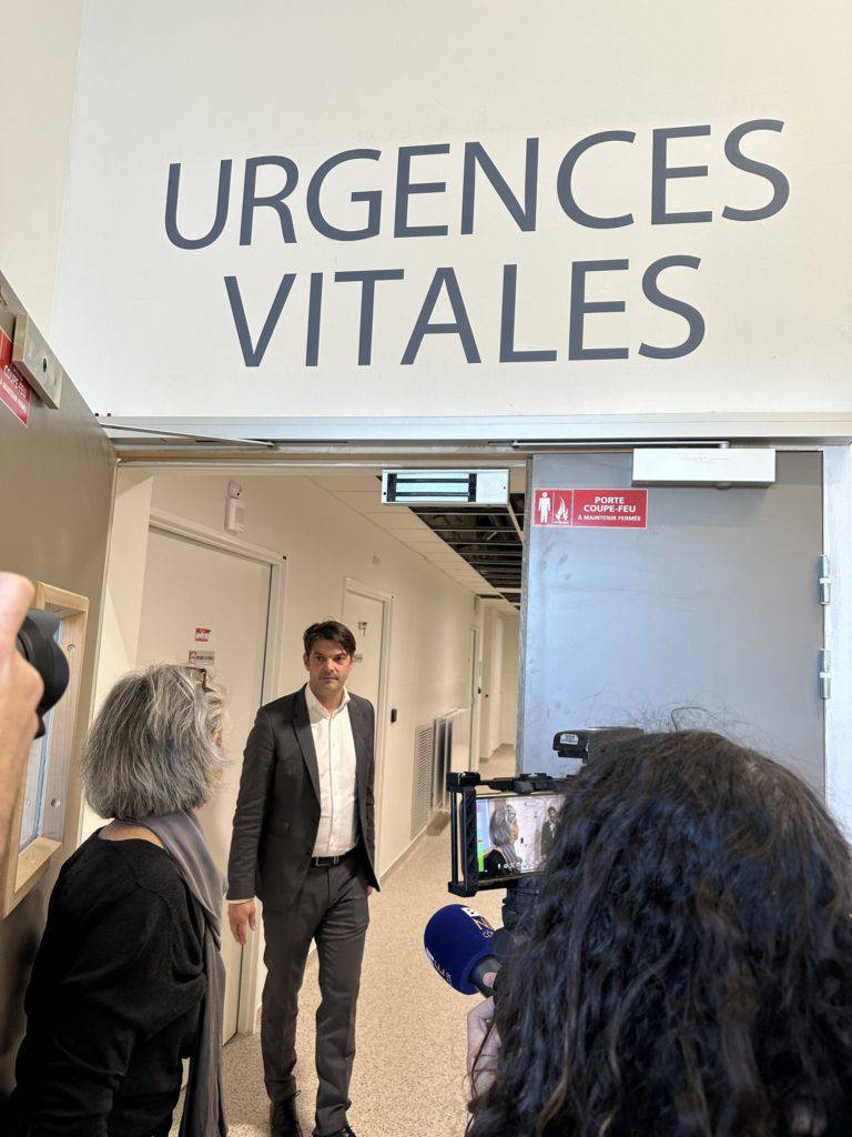 Les Urgences du Centre Hospitalier de Grasse  Ouvrent demain, Mais ; Jérôme Viaud ; Erika Cassan ; Frédéric Colomb ; Michèle Tabarot.