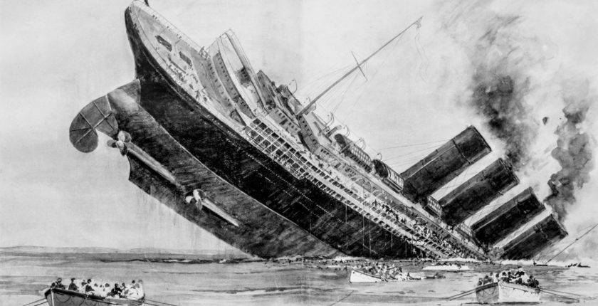 Le RMS (Royal Mail Ship) Lusitania