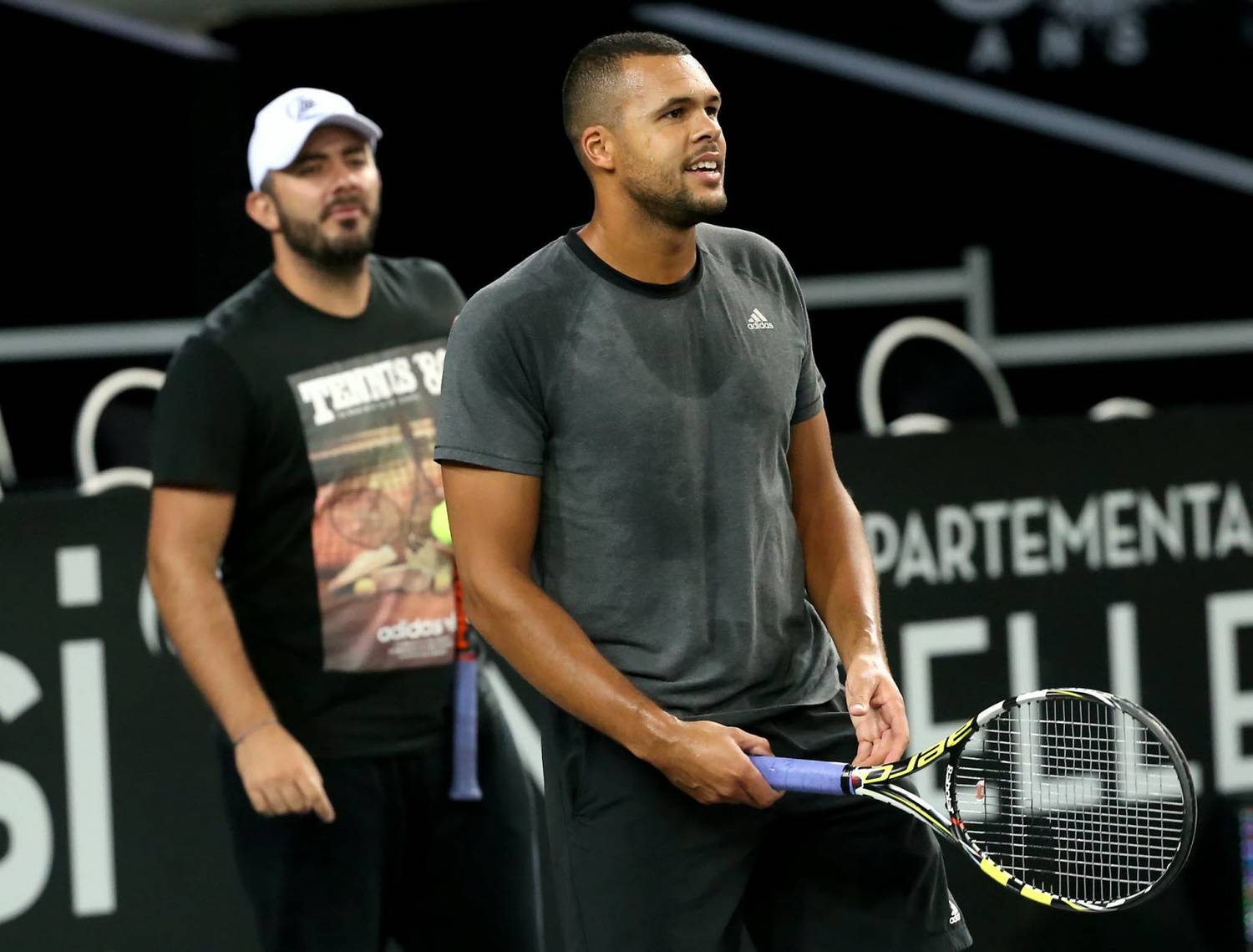 Thierry Ascione et Jo-Wilfred Tsonga