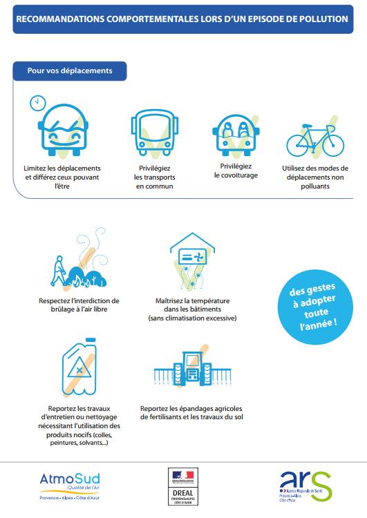 Episode de pollution atmosphérique; Alpes-Maritimes