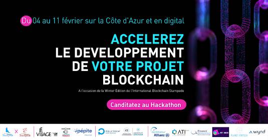 équipier ; révolution Blockchain ; Village Francophone ; Hackathon