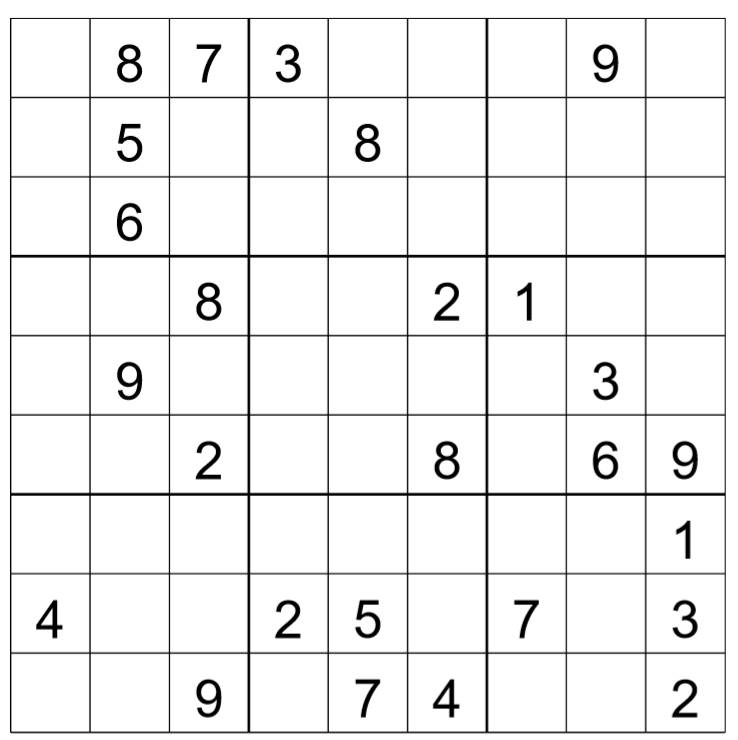 sudoku facile