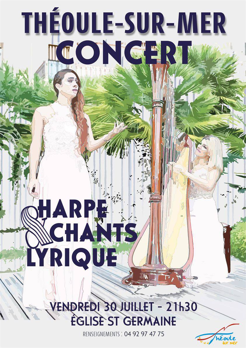 concert, harpe