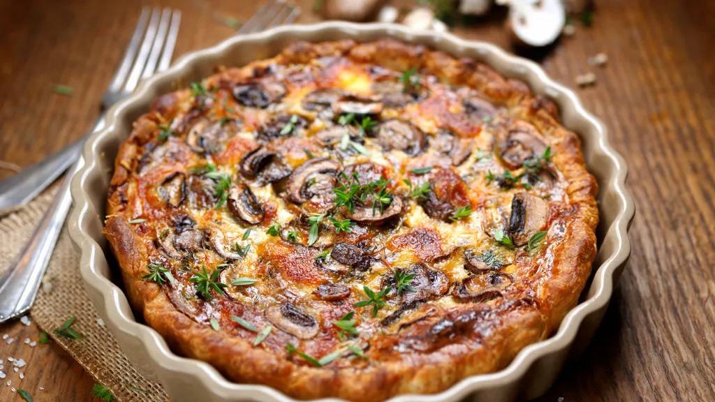 Quiche aux champignons
