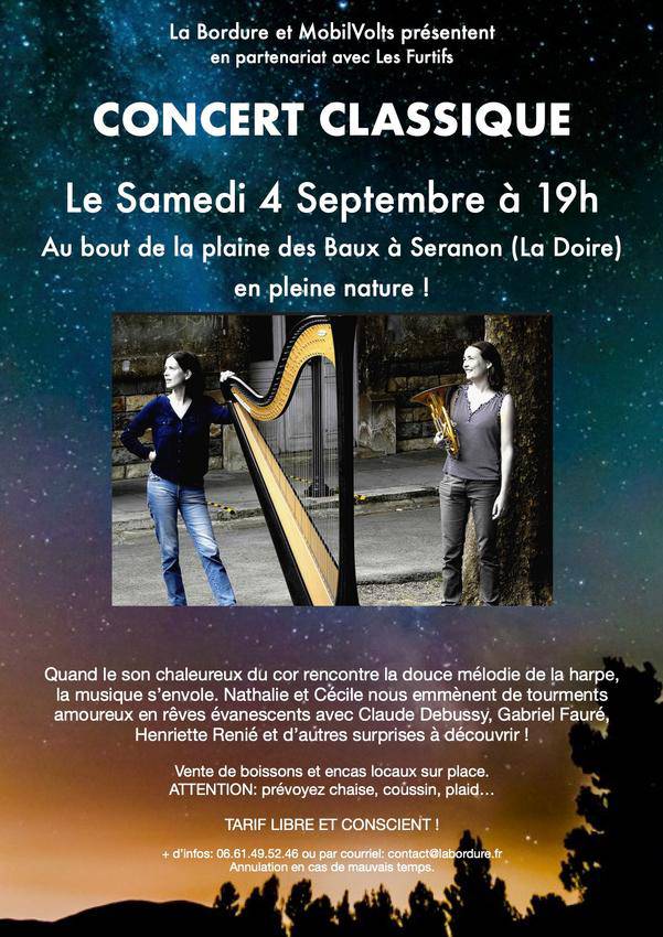 Concert classique en pleine nature