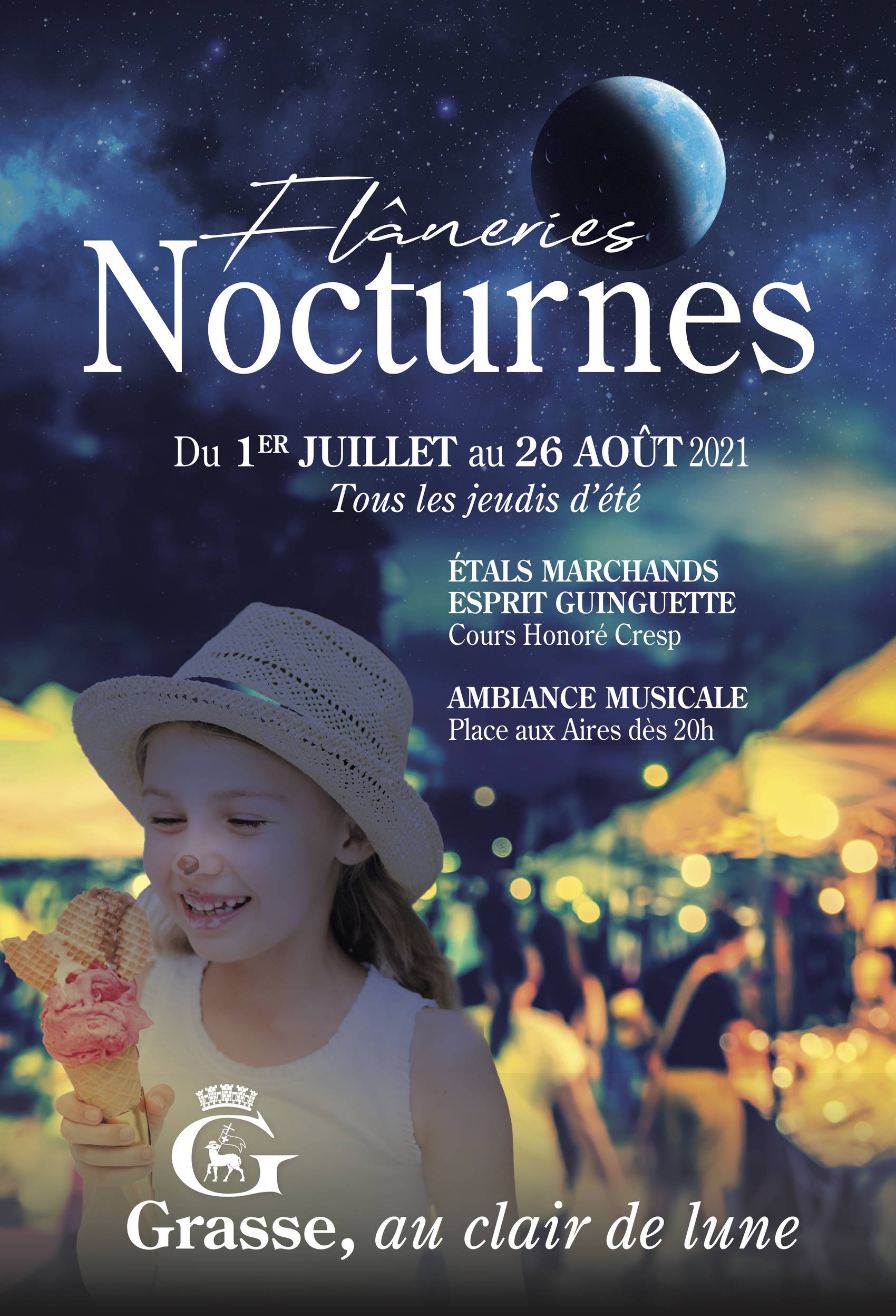 Les Flâneries Nocturnes; Grasse Animations; Jérôme Viaud